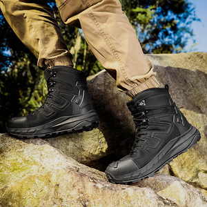 QLFashion nouveaux hommes randonnée <span class=keywords><strong>en</strong></span> plein air escalade <span class=keywords><strong>chasse</strong></span> aventure chaussures <span class=keywords><strong>de</strong></span> sauvetage aide moyenne désert vêtements <span class=keywords><strong>de</strong></span> travail <span class=keywords><strong>bottes</strong></span> Plus S - Product Image 4
