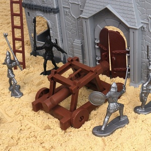 Lâu Đài Đồ Chơi Khối Xây Dựng Tự Làm Cho Trẻ Em Mới Với Xe Bao Vây Quân Đội La Mã Người Lính Chơi Bộ Trò Chơi Trung Niên Chiến Tranh 108 Chiếc - Product Image 4