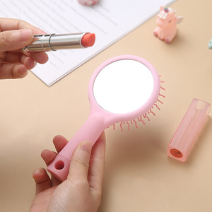 Peigne à cheveux portable à coussin d'air, grande taille, antistatique, avec miroir, pour les voyages et l'usage quotidien - Product Image 2