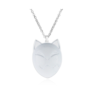 Collar con Máscara <span class=keywords><strong>de</strong></span> Zorro <span class=keywords><strong>de</strong></span> Anime Kimetsu, Collar <span class=keywords><strong>de</strong></span> Cosplay con Máscara <span class=keywords><strong>de</strong></span> Zorro Floral <span class=keywords><strong>de</strong></span> Tanjirou, Sabito y <span class=keywords><strong>Makomo</strong></span>, Recuerdo, Joyería para Hombre y Mujer, Regalo - Product Image 2