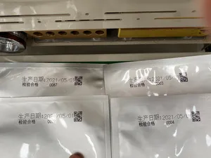 Mesin Coding otomatis kecepatan tinggi nomor tanggal Printer Inkjet untuk kemasan makanan tanggal cetak pada Kantung tas sealing printer