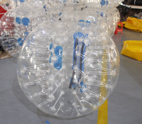Ballon de football gonflable pour enfants et adultes en PVC/TPU, ballon de football à bulles, ballon Zorb