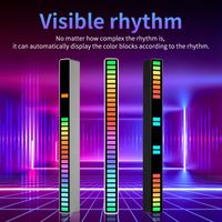 Lámpara de Pie de Esquina Moderna con 16 LED RGB, Luz Ambiental Activada por Sonido, Control por Voz y Aplicación, Tira de LED con Ritmo Musical