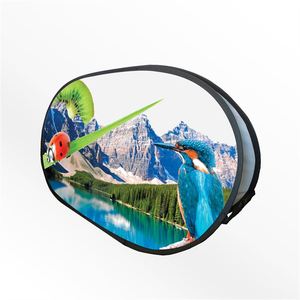 Factory Price double Side printed a foremost color to air shipping horizontal pop-one frame banner - Product Image 1