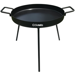 fundición de coreano antiadherente de cerámica de utensilios de cocina ronda Fry Pan con las piernas al aire libre <span class=keywords><strong>Camping</strong></span> - Product Image 1