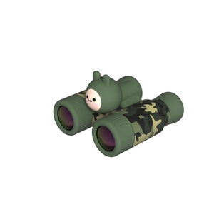 K13 Eco-friendly Material 10x28 Magnification Camo Kids Outdoor Telescope Binoculars