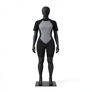 Women's Short Sleeve Neoprene <b>Wetsuit</b> Crew Neck Color Blocked Waterproof All Seasons - Product Image 1