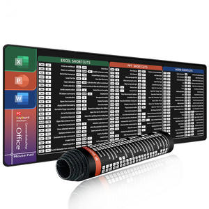 Alfombrilla <span class=keywords><strong>de</strong></span> ratón <span class=keywords><strong>de</strong></span> acceso directo <span class=keywords><strong>de</strong></span> oficina, alfombrilla <span class=keywords><strong>de</strong></span> ratón <span class=keywords><strong>de</strong></span> teclado grande extendida para Excel <span class=keywords><strong>Word</strong></span> <span class=keywords><strong>Powerpoint</strong></span>, alfombrilla <span class=keywords><strong>de</strong></span> escritorio para juegos, borde cosido - Product Image 1