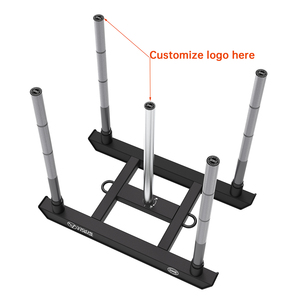 Slitta da Corsa Professionale per Carichi Pesanti, Slitta da Spinta e Trazione <span class=keywords><strong>Elite</strong></span> per <span class=keywords><strong>Fitness</strong></span> con 4 Maniglie Zigrinate Antiscivolo per Competizioni - Product Image 2