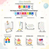 Ensemble de vêtements traditionnels pour les fêtes, comprenant des tenues, un kit d'accessoires pour gâteau, Noël, elfe, anniversaire, pour la décoration de Noël