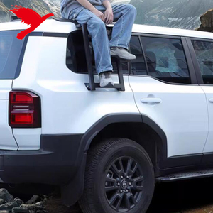 <span class=keywords><strong>Escalera</strong></span> <span class=keywords><strong>de</strong></span> Techo Lateral Negra para Portaequipajes para Toyota Land Cruiser LC250 2024-2026 - Product Image 3