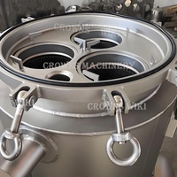 Filtre à liquide visqueux haute résistance en acier inoxydable, boîtier de filtre à sac pour asphalte et bitume avec enveloppe chauffante et isolation