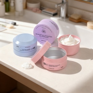 Pot cosmétique en aluminium avec pot intérieur en plastique rechargeable, idéal pour la lotion corporelle et la crème - Product Image 3