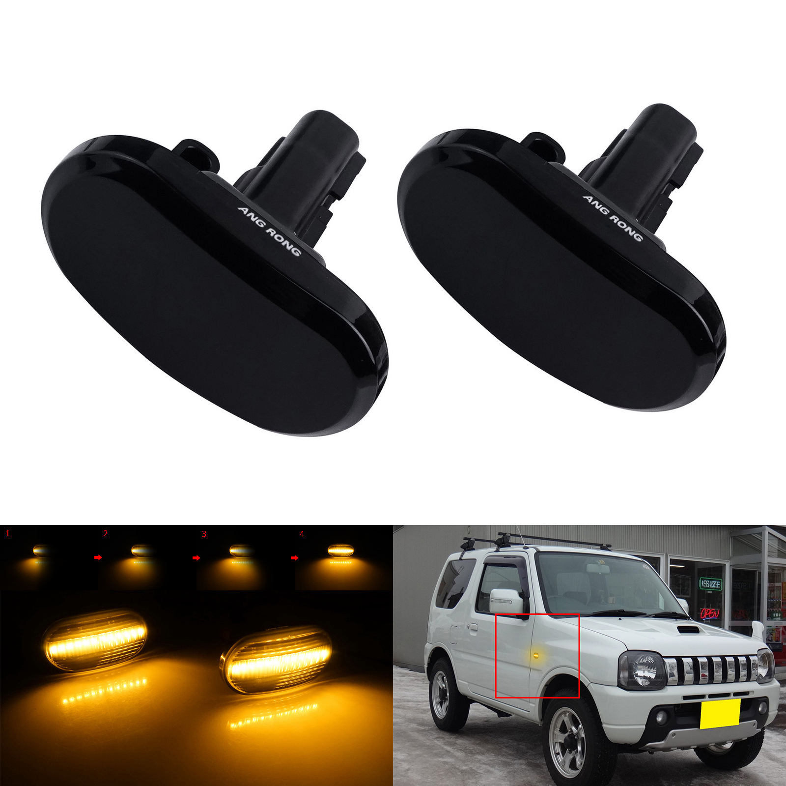 Cubierta Negra LED Dinámica