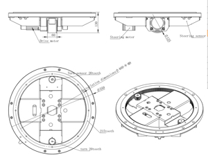 AGV volant Flexible multifonction Électrique À Télécommande <span class=keywords><strong>Radio</strong></span> Navette pour Porte-Bagages - Product Image 2