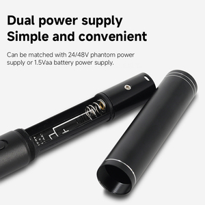 Phong cách cổ điển Card âm thanh và micro có dây hát Micro phòng thu ghi âm đầy đủ vật liệu thiết bị phát sóng - Product Image 4