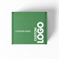 Boîte d'expédition en carton ondulé avec logo personnalisé, emballage dégradable, nouveau motif