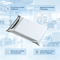 Enveloppes d'expédition auto-adhésives, sacs postaux en plastique opaques, inviolables, taille personnalisée, écologiques, imperméables pour la logistique, conformes RoHS