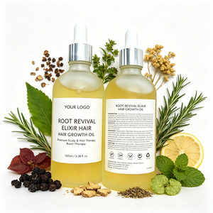 Aceite para el Crecimiento del Cabello con Romero y Menta, Marca Privada, Tratamiento Orgánico para el Cuero Cabelludo, Suero Terapéutico, Venta al Por Mayor - Product Image 2