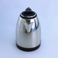 Bouilloire électrique sans fil 110V 1,8L en acier inoxydable 201 avec protection contre la surchauffe pour l'ébullition de l'eau commerciale, vente chaude