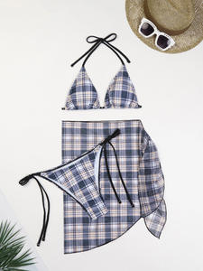 2026 nuovi Designer ispirati ai KJ costumi da bagno di marca <span class=keywords><strong>Bikini</strong></span> firmati due pezzi costumi da bagno di marca famosa - Product Image 3