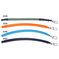 Plombs de pêche en acier de forme allongée, revêtus de PE, 7g, 2oz, 3oz, 4oz, modèles JI104/JI105/JI106/JI107, vente en gros