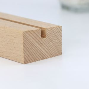 Creative <b>USB</b> Remote Switch Control LED <b>Night</b> <b>Light</b> Holder Beech Wood Base Rectangular Acrylic Middle Wooden Base Bedroom <b>Light</b> - Product Image 4