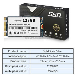 M.<span class=keywords><strong>2</strong></span> PCIe NVMe/NGFF 2242 Mini SSD para portátiles/PC Diseño de doble muesca de 128GB 256GB 512GB Compatibilidad de protocolo dual - Product Image 2