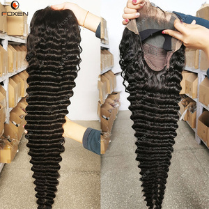 13x4 Transparent Hd Lace <strong>Wig</strong> for American Black Women <strong>Deep</strong> <strong>Wave</strong> 13x6 Hd Lace Frontal <strong>Wigs</strong> 40 Inch <strong>Wigs</strong> Raw Human Hair Lace Front - Product Image 5