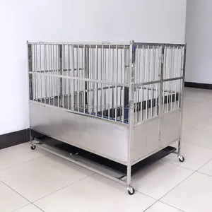 OSCAT Cheapest Design 304 Stainless Steel Pet Folding Cage Cat And Dog Metal Cage