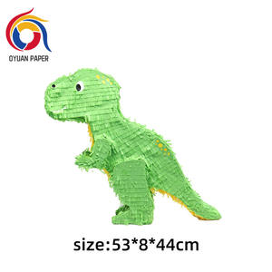 Pinata en papier sur le thème préhistorique pour enfants, design populaire, remplissage de pinata, accessoire de jeu pour les activités de fête - Product Image 3
