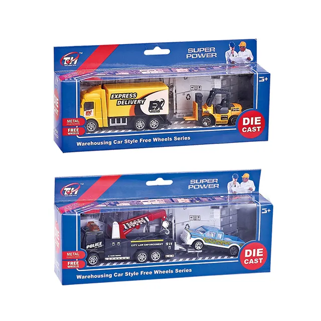 New Trend Alloy Construction Vehicles Truck Kids Metal Engineering Die Cast Car Toy Set