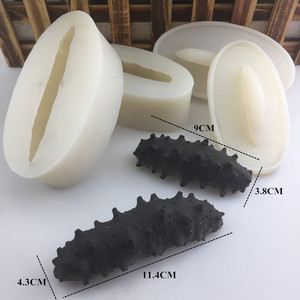 3D dưa chuột biển thiết lập Kích thước mô hình Silicone khuôn tay fondant trang trí bánh khuôn Mousse Pudding khuôn - Product Image 5