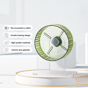 <span class=keywords><strong>Rueda</strong></span> de Ejercicio Extra Grande para Hámster, Transparente, de Acrílico, con Diseño Anti-Vuelco y Soporte, Anti-Pie Encalzado - Product Image 4