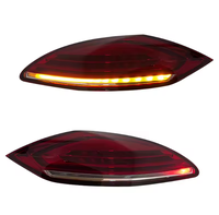 Feux arrière LED SJC pour Porsche Panamera 2010-2013 970.1 mise à niveau vers 970.2 clignotants dynamiques feux arrière feu arrière de frein de voiture