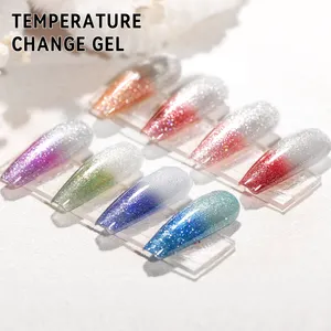JTING nuovo arrivo Nail art temperatura cambia colore smalto per unghie OEM private label unico 5 vasetti