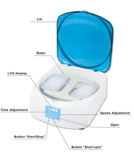 BSW-2 Lab Supply 2-Pcs Deep Well PCR Microplate Low Speed Electric Horizontal Microplate Centrifuge Harga Kompetitif - Product Image 2