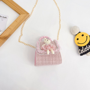 Bolso Bandolera y de Hombro Estilo Coreano para Bebés, Diseño de Princesa, Cadena Cuadrada, <span class=keywords><strong>Dibujos</strong></span> <span class=keywords><strong>Animados</strong></span> de Conejitos, Unisex para Niños Pequeños - Product Image 6