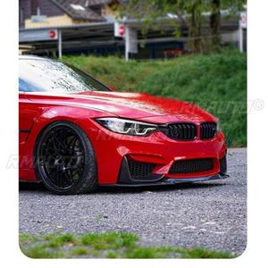 Accessoires de séparateur d'air pour pare-chocs latéral de voiture, pour BMW M3 M4 F80 F82 2014-2020, garniture de sortie d'air pour pare-chocs arrière - Product Image 3