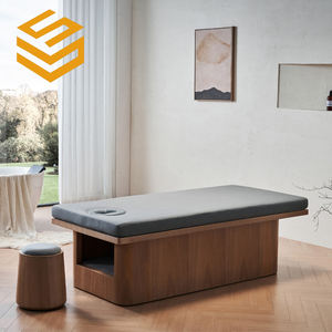 Luxuriöses modernes Holz-Großraum-Spa-Bett mit Umgebungs beleuchtung für Schönheits salons und Hotels für thailändische <span class=keywords><strong>Massage</strong></span> - Product Image 1