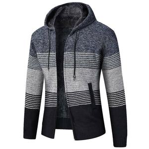 Basics Men Thick Warm Fleece <b>Lined</b> <b>Hoodie</b> Winter Zipper Coat Jacket Sweatshirt Outwear - Product Image 4