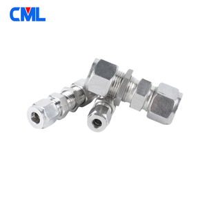 Raccords hydrauliques à cloison en acier inoxydable 304 1/8\" 1/<span class=keywords><strong>4</strong></span>\" <span class=keywords><strong>3</strong></span>/8\" 1/2\" 3mm 4mm 6mm 8mm 10mm 12mm 14mm 16mm - <span class=keywords><strong>Eau</strong></span>, huile, gaz - Product Image 3