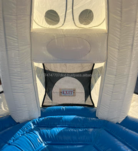 Mini castillo inflable de duende navideño alegre uso interior/exterior con aprobación ASTM CPC - Product Image 5