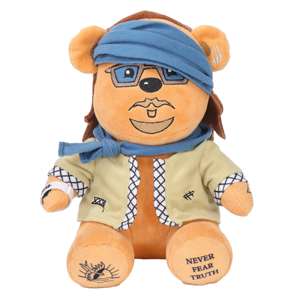 OEM/ODM Personnalisé : Ours en peluche avec logo brodé, design pirate, en position assise - Product Image 1