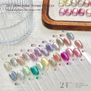 Vendeeni – Kit de vernis à ongles gel effet œil de chat cristal clair de lune 24 couleurs, personnalisable, vernis gel magnétique effet aurora pour salon de manucure - Product Image 2