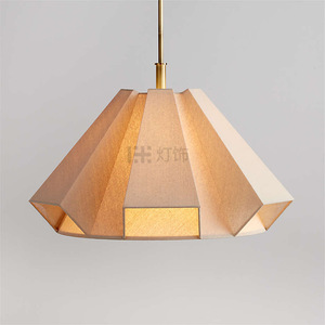Nordic Minimalist Pendant <b>Light</b> Geometric Modern Square E27 Gold Living Room <b>Dining</b> Room Decorative Ambient Lighting - Product Image 1