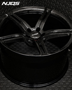 Roues sport NJQS - Style carbone, adaptées aux voitures/véhicules de performance, roues en fibre de carbone pour Lamborghini 911 <span class=keywords><strong>Ferrari</strong></span> - Product Image 4