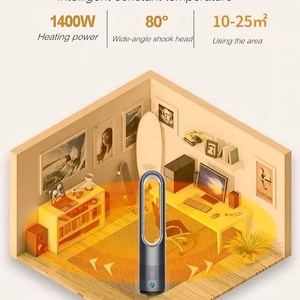 Ventilateur de sol intelligent électrique sans pales, purificateur d'air, refroidissement, chauffage, minuterie, contrôle numérique, ventilateur domestique en plastique, 8000 tr/min - Product Image 6