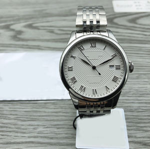 Luxury Mens Mechanical Automatic <b>Watch</b> Stainless Steel Roman Numeral Date Display Business Wristwatch - Product Image 1