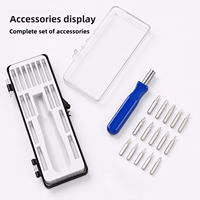 Kit de tournevis mini 16-en-1 de qualité supérieure du fabricant d'origine, outils de réparation manuels pour la maison